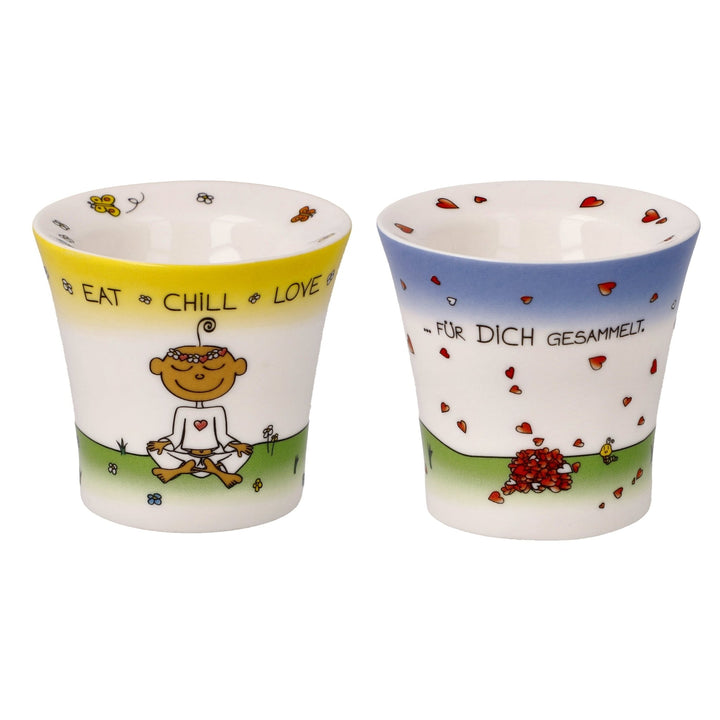 54103051 - Goebel Der kleine Yogi® Wohnaccessoires Eierbecher 'Set Yogi 6' 2023