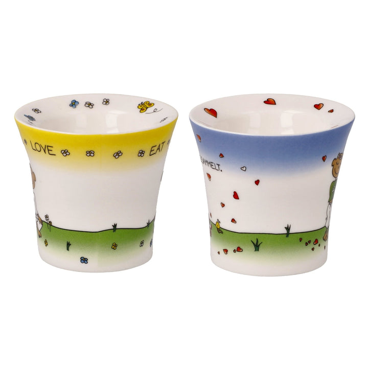 54103051 - Goebel Der kleine Yogi® Wohnaccessoires Eierbecher 'Set Yogi 6' 2023