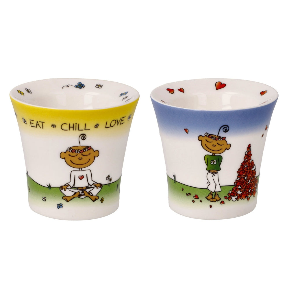 54103051 - Goebel Der kleine Yogi® Wohnaccessoires Eierbecher 'Set Yogi 6' 2023