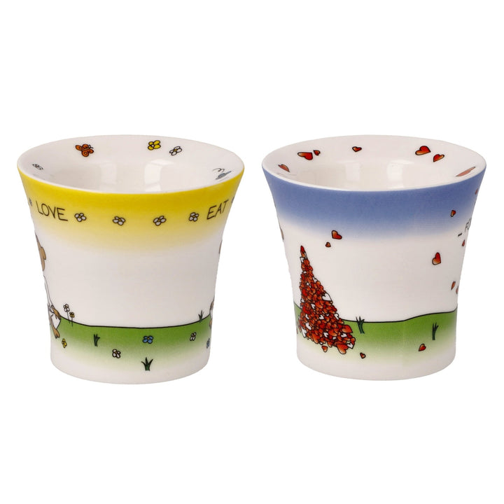 54103051 - Goebel Der kleine Yogi® Wohnaccessoires Eierbecher 'Set Yogi 6' 2023