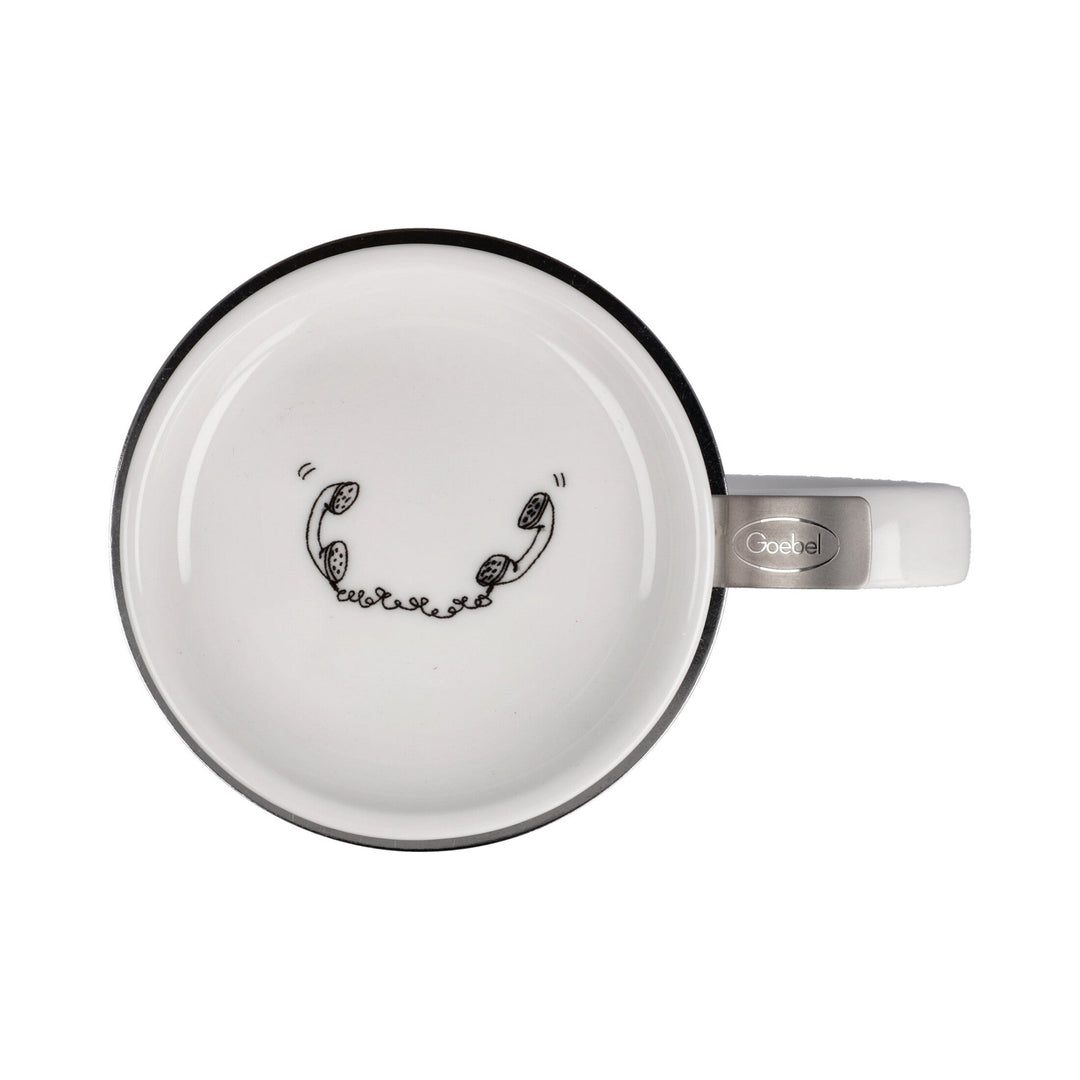 27001241 - Freundlieb - Ziemlich beste Freundinnen, Goebel, Teetasse mit Deckel und Sieb, Bunt
