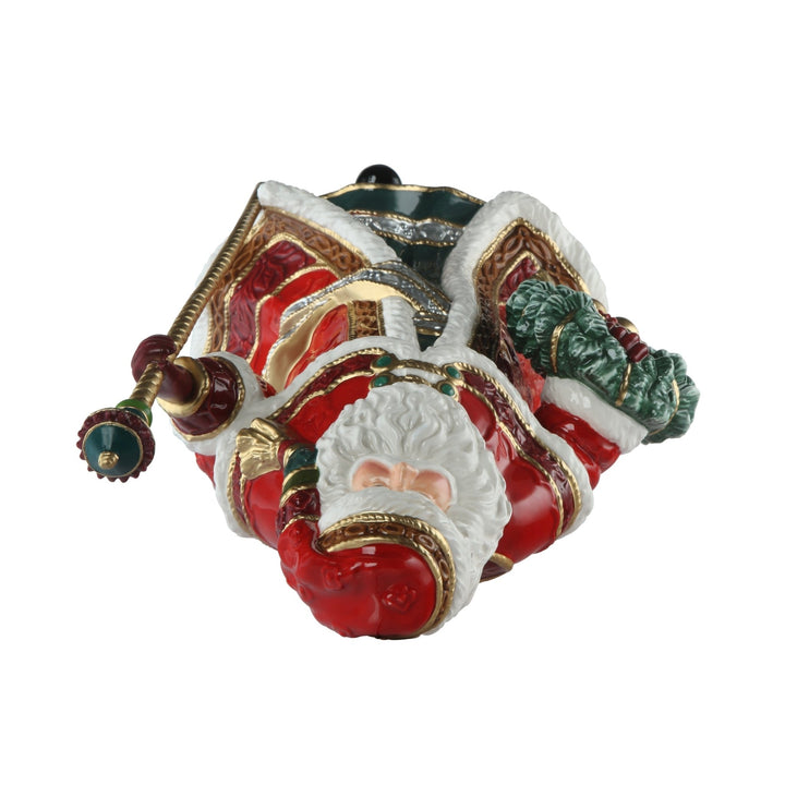 51001711 - Goebel Fitz and Floyd Santa mit Kranz und Stab 2024