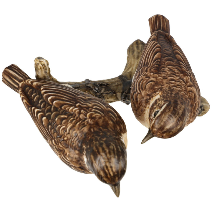 38473341 - Goebel Jahresvogel Figur 'Vogel des Jahres 2023 Braunkelchenpaar' groß