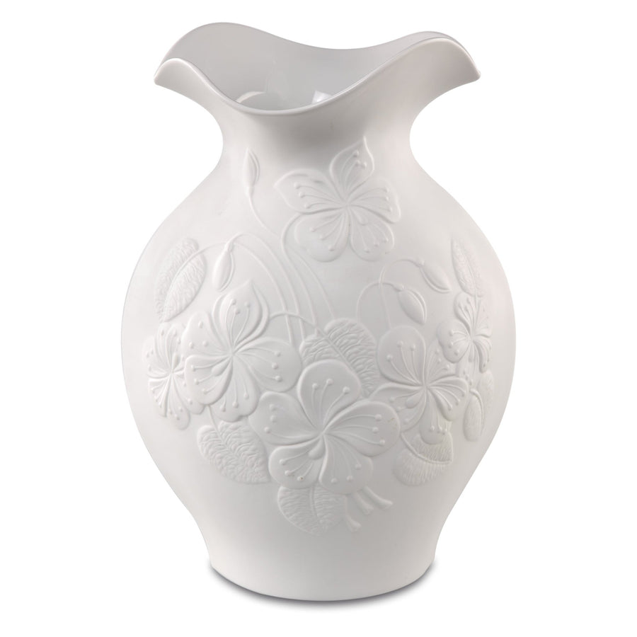 14002075 - Goebel Kaiser Porzellan Floralie, biskuit 'Vase 30 cm - Floralie'