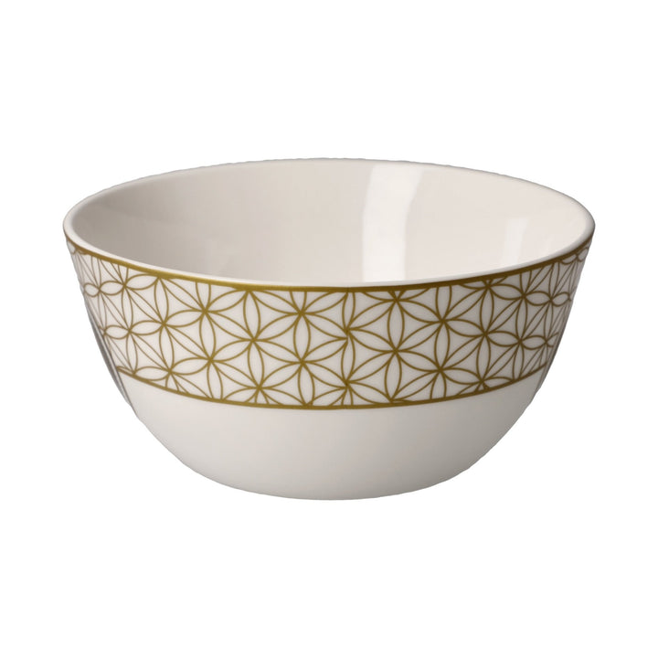 23500821 - Goebel Lotus Yin Yang Schale 'Blume des Lebens weiß' 2023