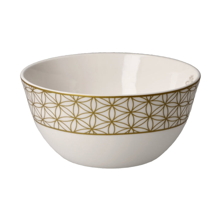 23500821 - Goebel Lotus Yin Yang Schale 'Blume des Lebens weiß' 2023