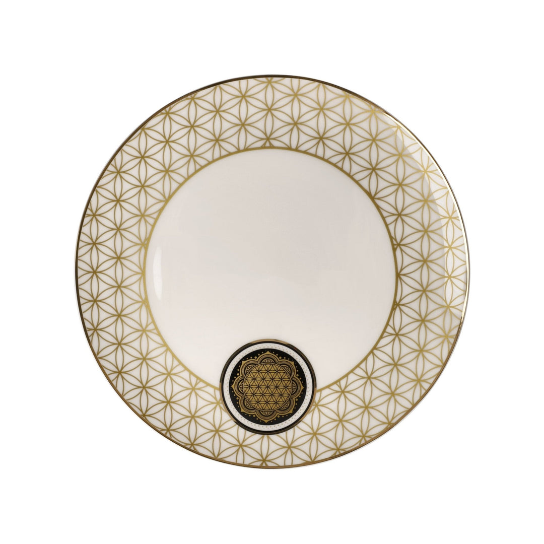 23500811 - Goebel Lotus Yin Yang Teller 'Blume des Lebens weiß' 2023