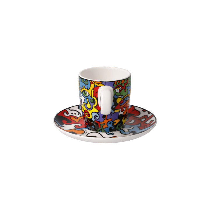 67080761 - Goebel Pop Art Billy the Artist Espressotasse 'Evolution of Love II' 2023
