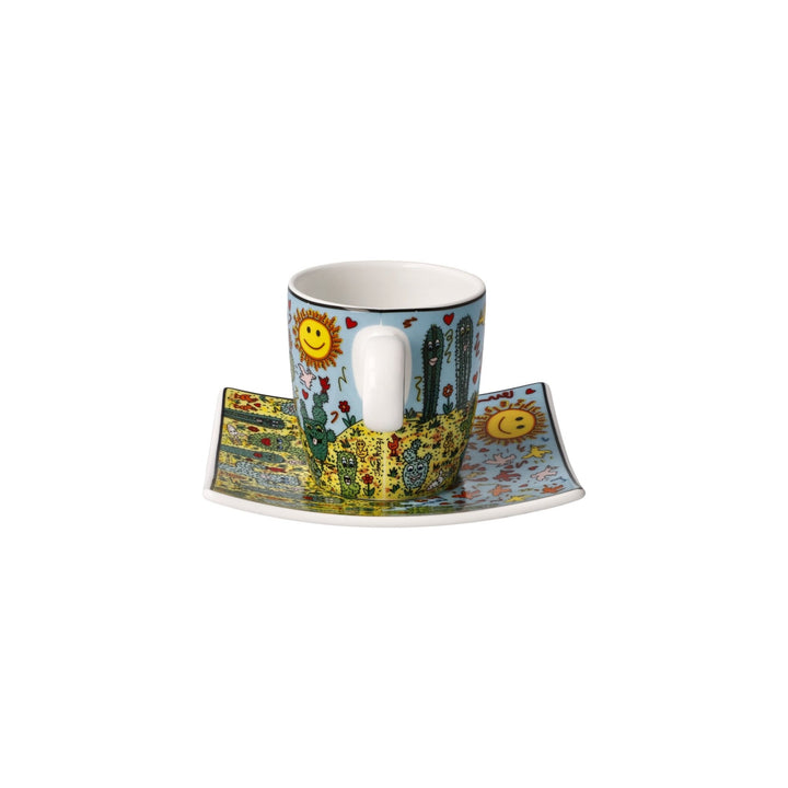 26102721 - Goebel Pop Art James Rizzi Espressotasse 'Desert Life' 2023