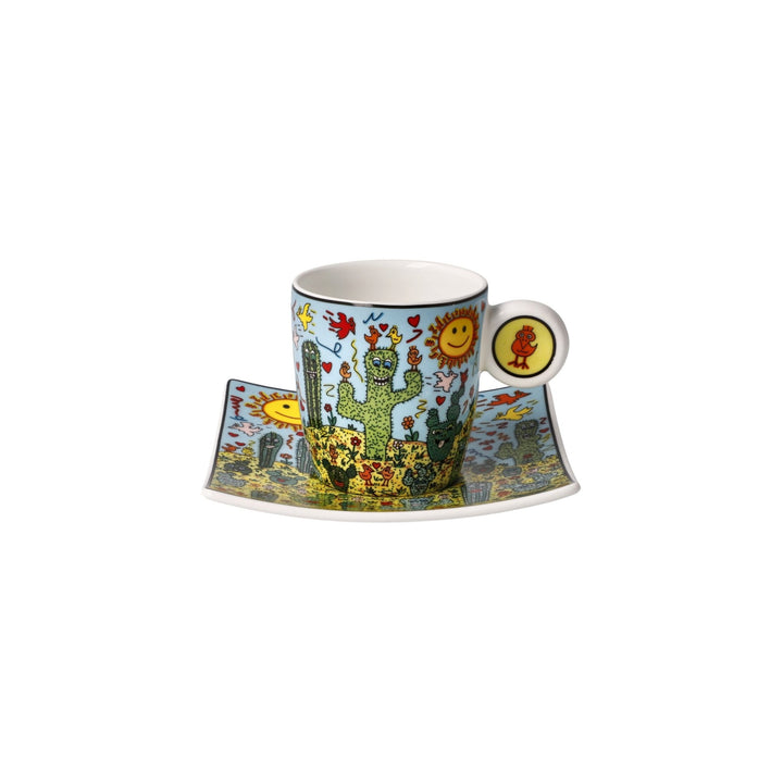 26102721 - Goebel Pop Art James Rizzi Espressotasse 'Desert Life' 2023