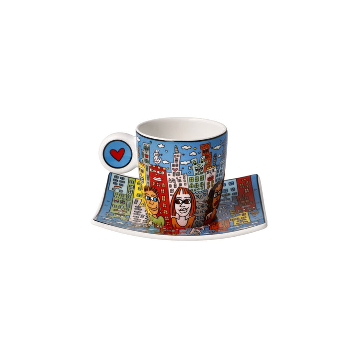 26102731 - Goebel Pop Art James Rizzi Espressotasse 'Summer in the City' 2023