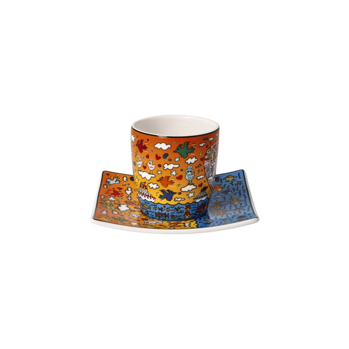26102691 - Goebel Pop Art James Rizzi Espressotasse 'The Romance of the Sea' 2023