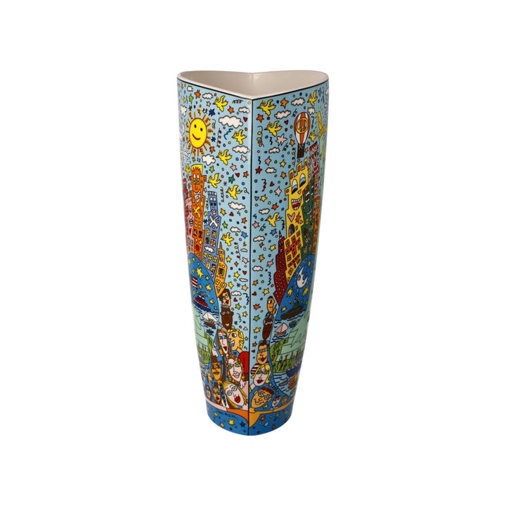 26103231 - Goebel Pop Art James Rizzi Vase 'Big Apple on Liberty 28' 2023