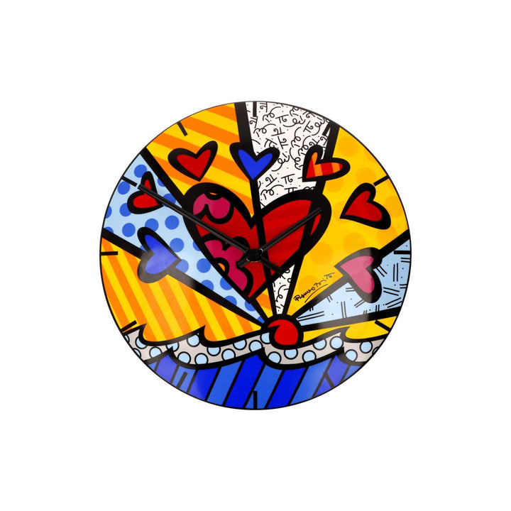 66453211 - Goebel Pop Art Romero Britto Wanduhr 'A new Day' 2023