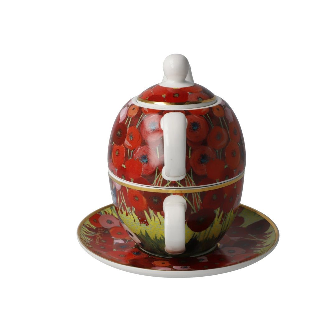 66860561 - Goebel Rosina Wachtmeister Colours of Paradise 'Innamorati tra i papaveri - Tea for One'