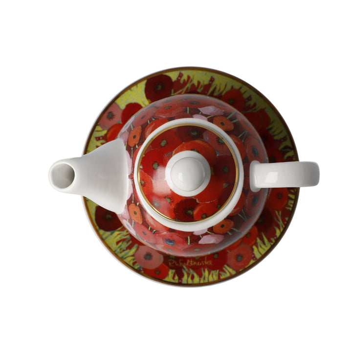 66860561 - Goebel Rosina Wachtmeister Colours of Paradise 'Innamorati tra i papaveri - Tea for One'