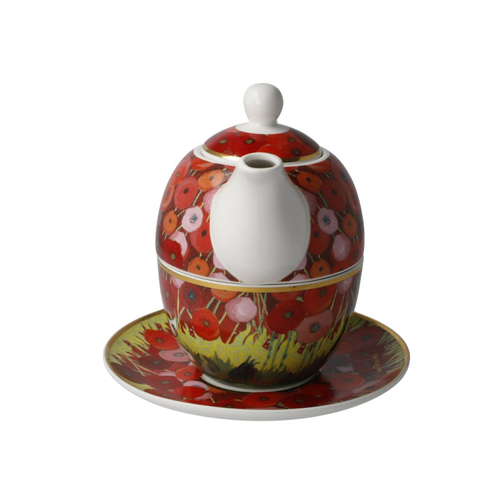 66860561 - Goebel Rosina Wachtmeister Colours of Paradise 'Innamorati tra i papaveri - Tea for One'