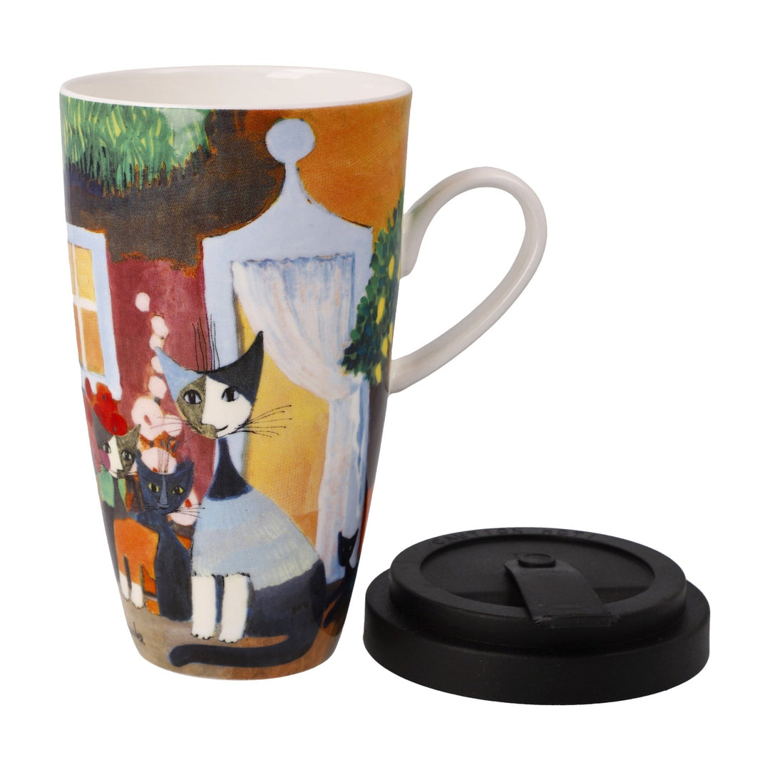 66861241 - Goebel Rosina Wachtmeister Wohnaccessoires Künstlertasse mit Deckel 'Una bellissima giornata' 2023