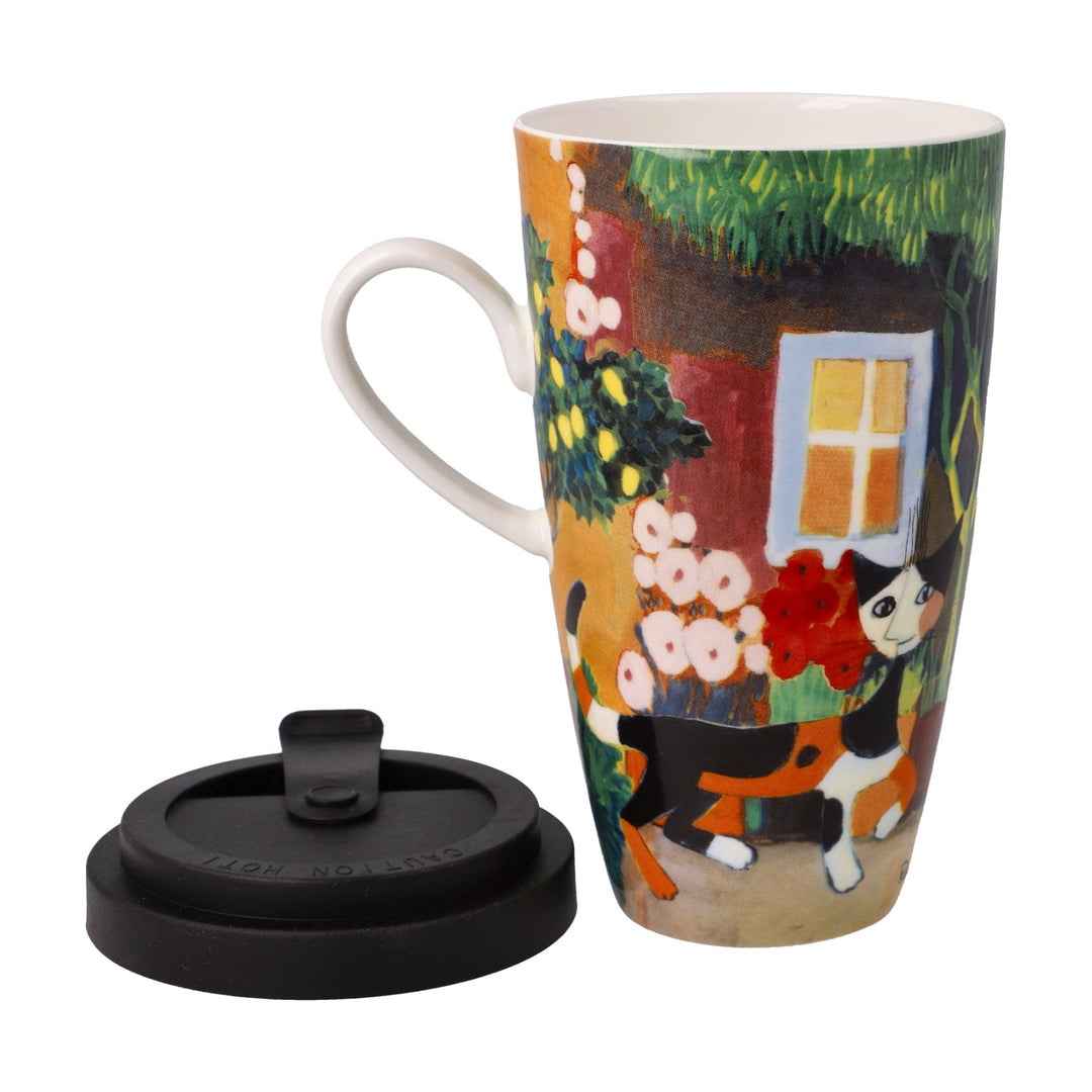 66861241 - Goebel Rosina Wachtmeister Wohnaccessoires Künstlertasse mit Deckel 'Una bellissima giornata' 2023