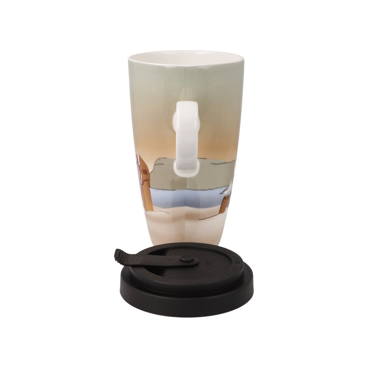 23102171 - Goebel Scandic Home Wohnaccessoires Künstlertasse mit Deckel 'Sunset Mood' 2023