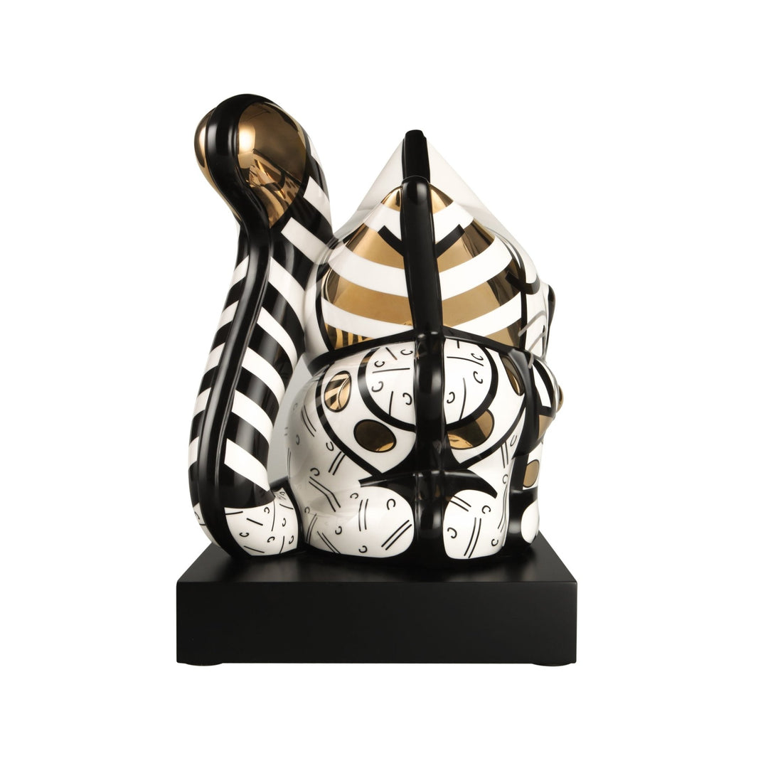 66453281 - Romero Britto - Golden Cat, Goebel, Figur, 2024