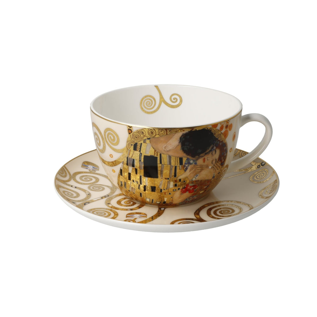 67062991 - Gustav Klimt - Der Kuss, Goebel, Milchkaffeetasse, 2024