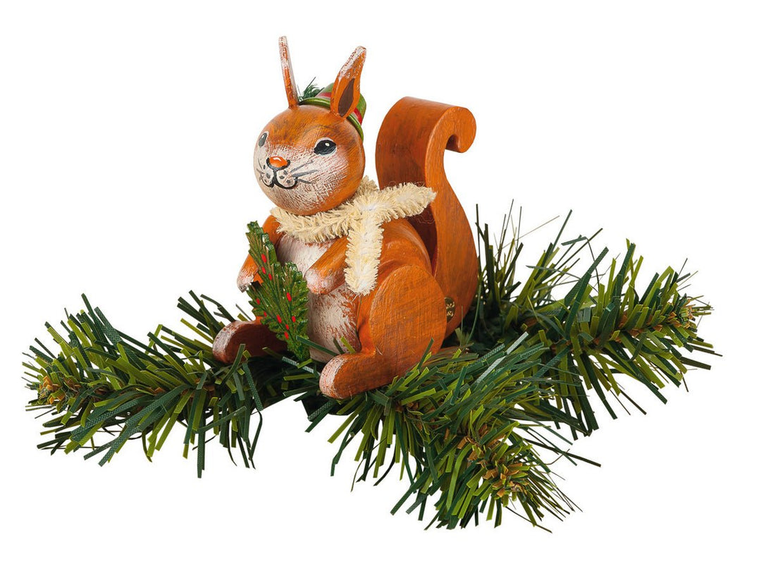 HUB - 140h0005 - Hubrig Volkskunst 'Baumclipser - Eichhörnchen 7,5cm'