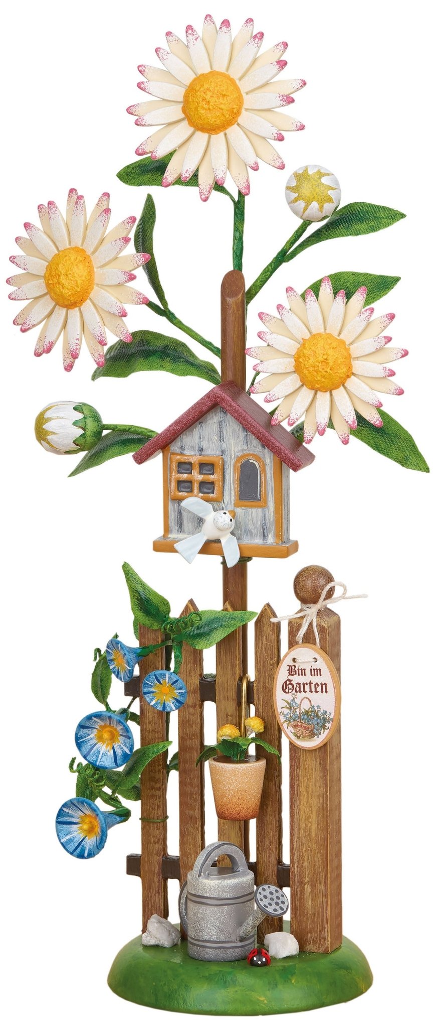 HUB - 307h2020 - Hubrig Volkskunst 'BLUMENINSEL - Edelweißmargerite - 24 cm'