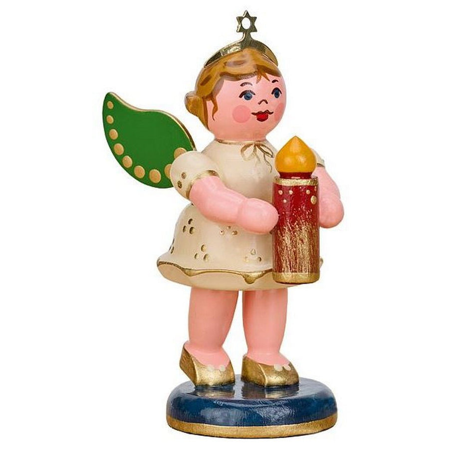 HUB - 121h0110 - Hubrig Volkskunst, Engel mit Kerzenschein 6,5cm, 2024