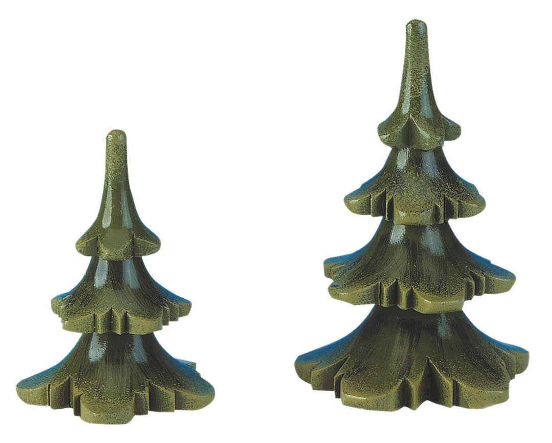 HUB - 111h0002 - Hubrig Volkskunst 'Sommerbaum - 2er Set 6cm / 8cm'