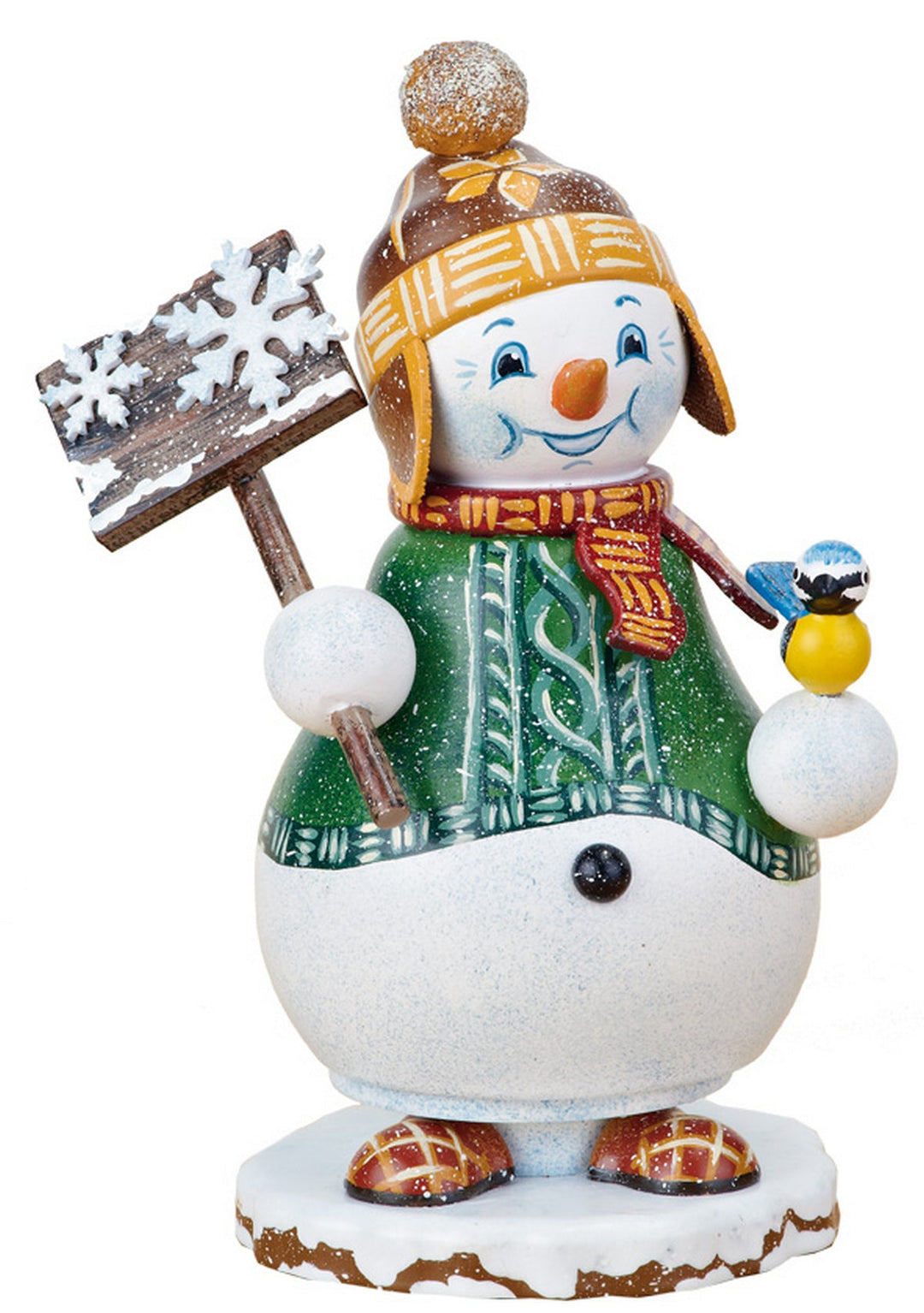 HUB - 105h1202 - Hubrig Volkskunst 'Wichtel - Schneemann - Schneegestöber'