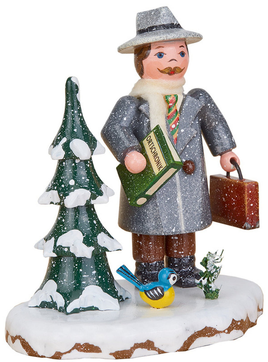 HUB - 110h0061 - Hubrig Volkskunst 'Winterkinder - BürgeRäuchermanneister 8cm'