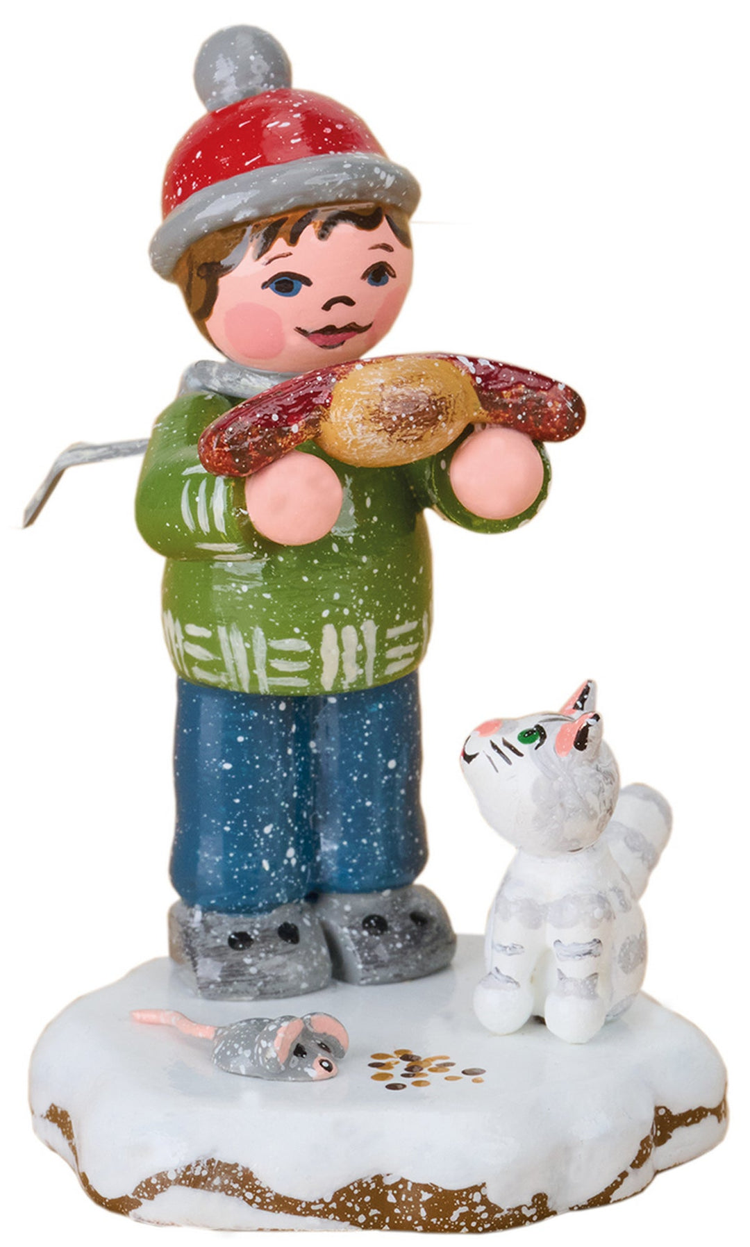 HUB - 110h0065 - Hubrig Volkskunst 'Winterkinder - Eine Meterwurst bitte 6cm' 2023