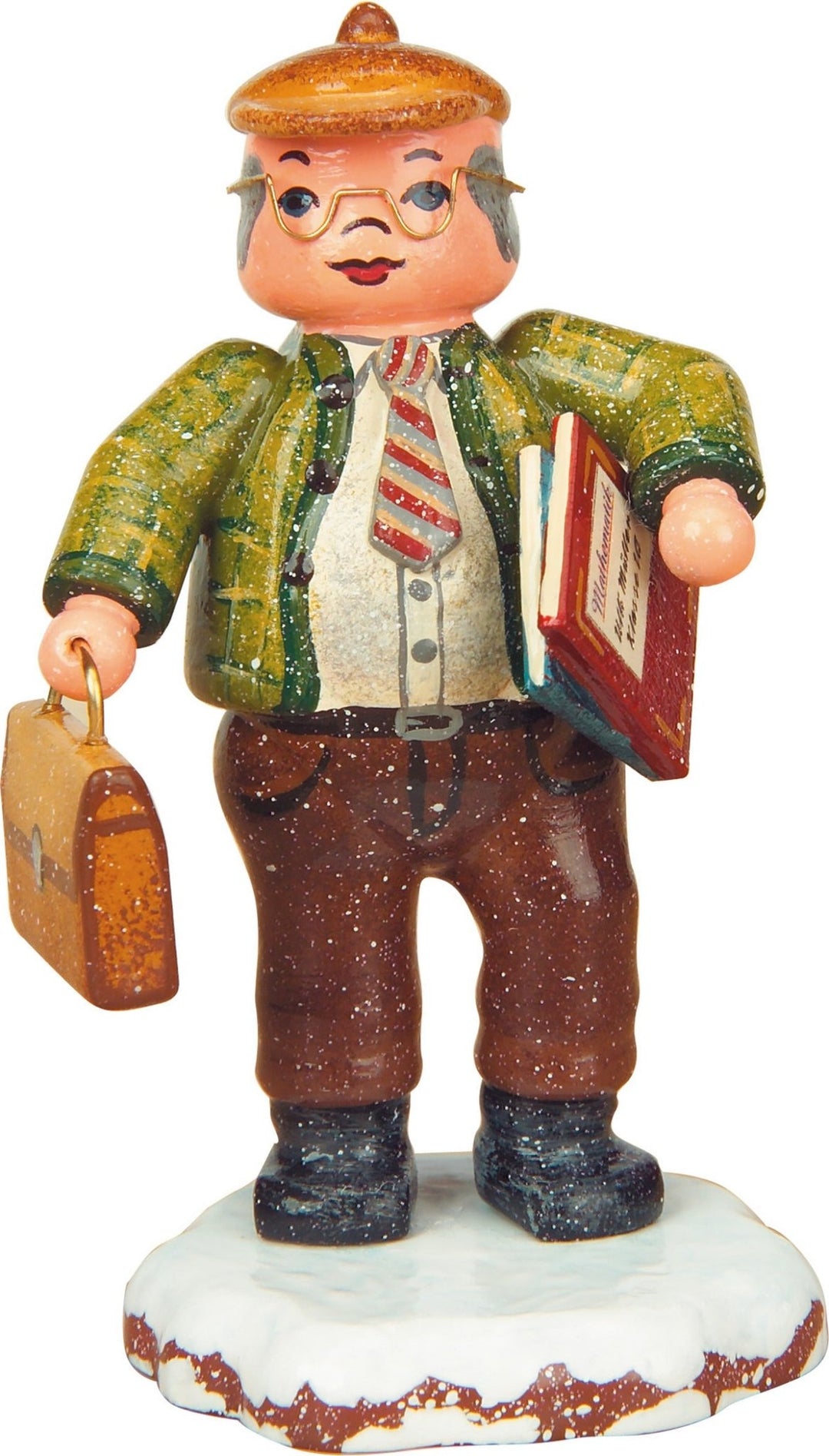 HUB - 110h0013 - Hubrig Volkskunst 'Winterkinder - Herr Lehrer 8cm'