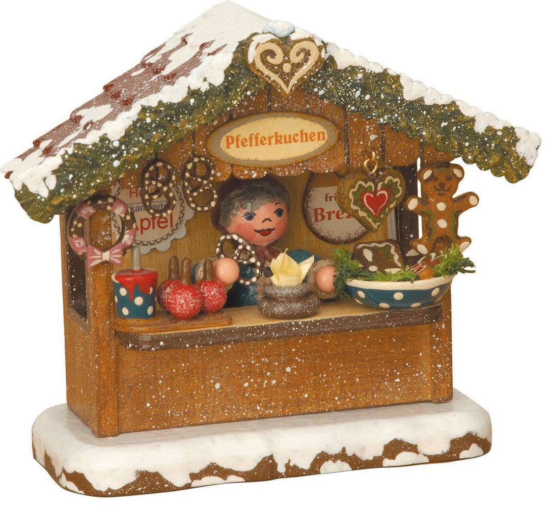 HUB - 110h4003 - Hubrig Volkskunst 'Winterkinder Pfefferkuchenhäusel - elektrisch 10cm'