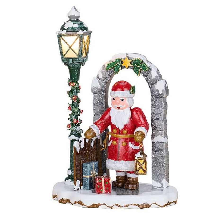 HUB - 110h4601 - Hubrig Volkskunst, Winterkinder - Weihnachtsmann 15cm, 2024