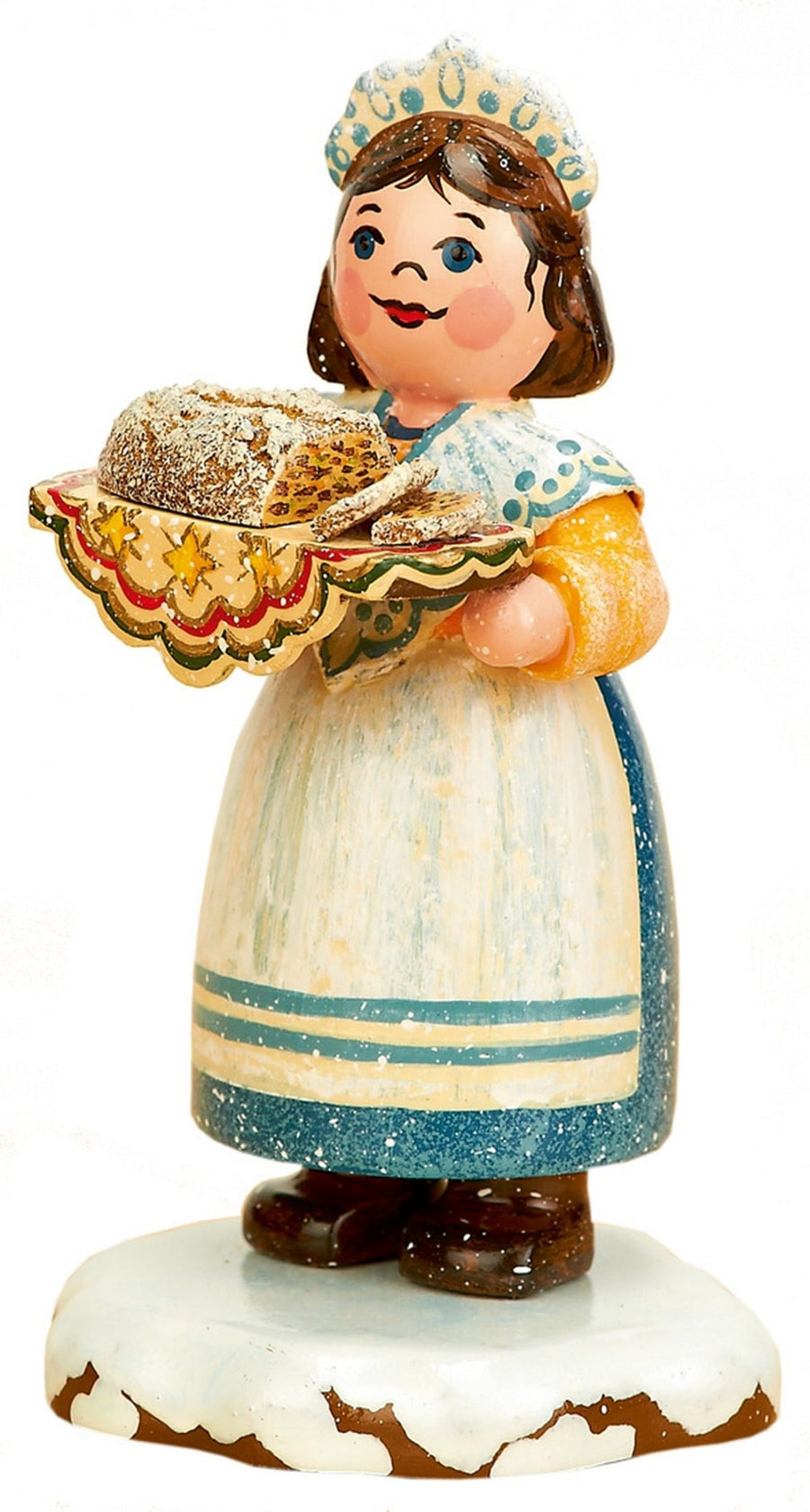 HUB - 110h0028 - Hubrig Volkskunst 'Winterkinder - Zuckerbäckerin 7cm'