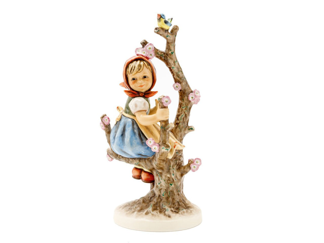 01 - 141 - 40 - 7 - Hummel Figur Frühling Hum 141 4/0 Mädchen im Baum 9cm