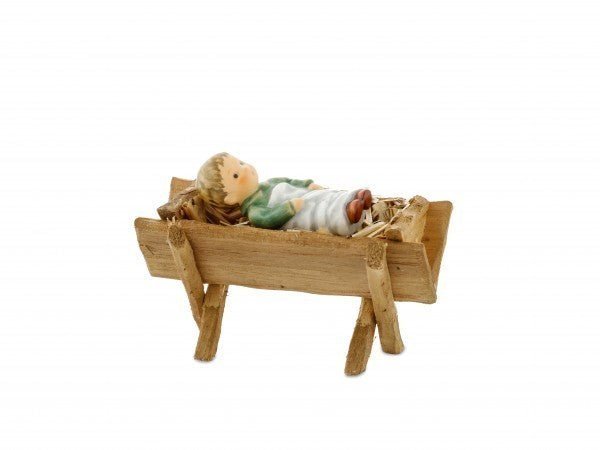 02 - 230 - 10 - 0 - Hummel Kinderkrippe Jesuskind mit Krippe 6cm Hum 2230/C Figuren
