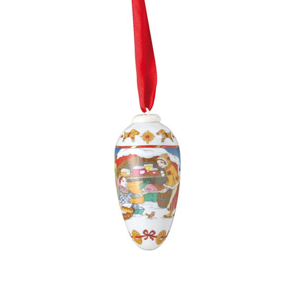 02262 - 724286 - 27826 - Hutschenreuther Xmas Porzellan - Zapfen, Jahres - Zapfen