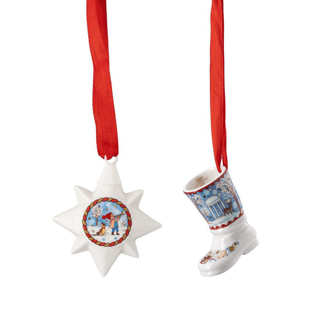 02481 - 727412 - 28622 - Hutschenreuther Xmas Sammelkollektion 'Set Ministern/stief. - Weihnachtsabend' 2022