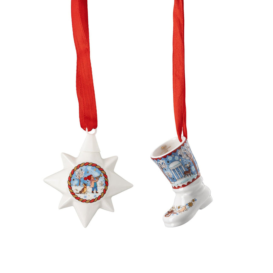 02481 - 727412 - 28622 - Hutschenreuther Xmas Sammelkollektion 'Set Ministern/stief. - Weihnachtsabend' 2022