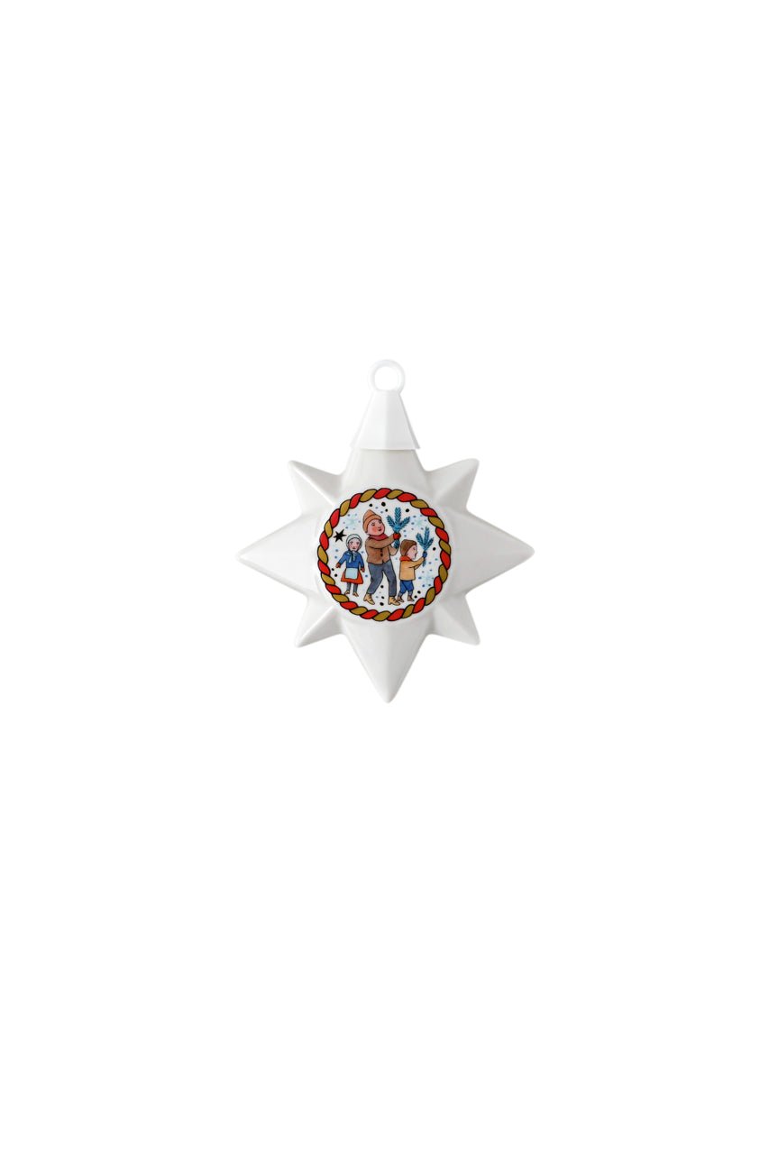 02258 - 727366 - 27834 - Hutschenreuther Xmas Sammelthemen 21 'Porzellan - Ministern - Kinder mit Zweigen '