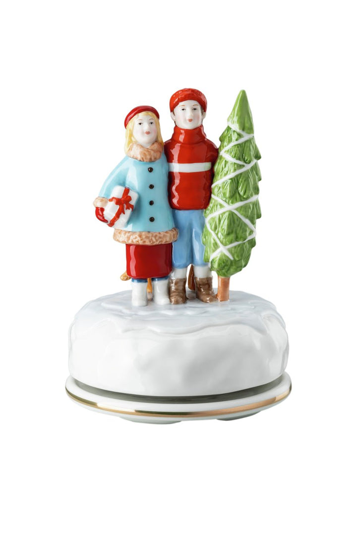 02451 - 725438 - 27411 - Hutschenreuther Xmas Sammelthemen 21 'Spieluhr - Spieluhr 2021 limt. 999 pcs.'