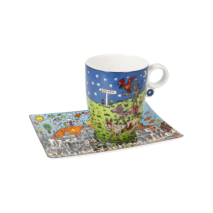 26103431 - James Rizzi - All Roads Lead to Bremen, Goebel, Künstlertasse, 2024
