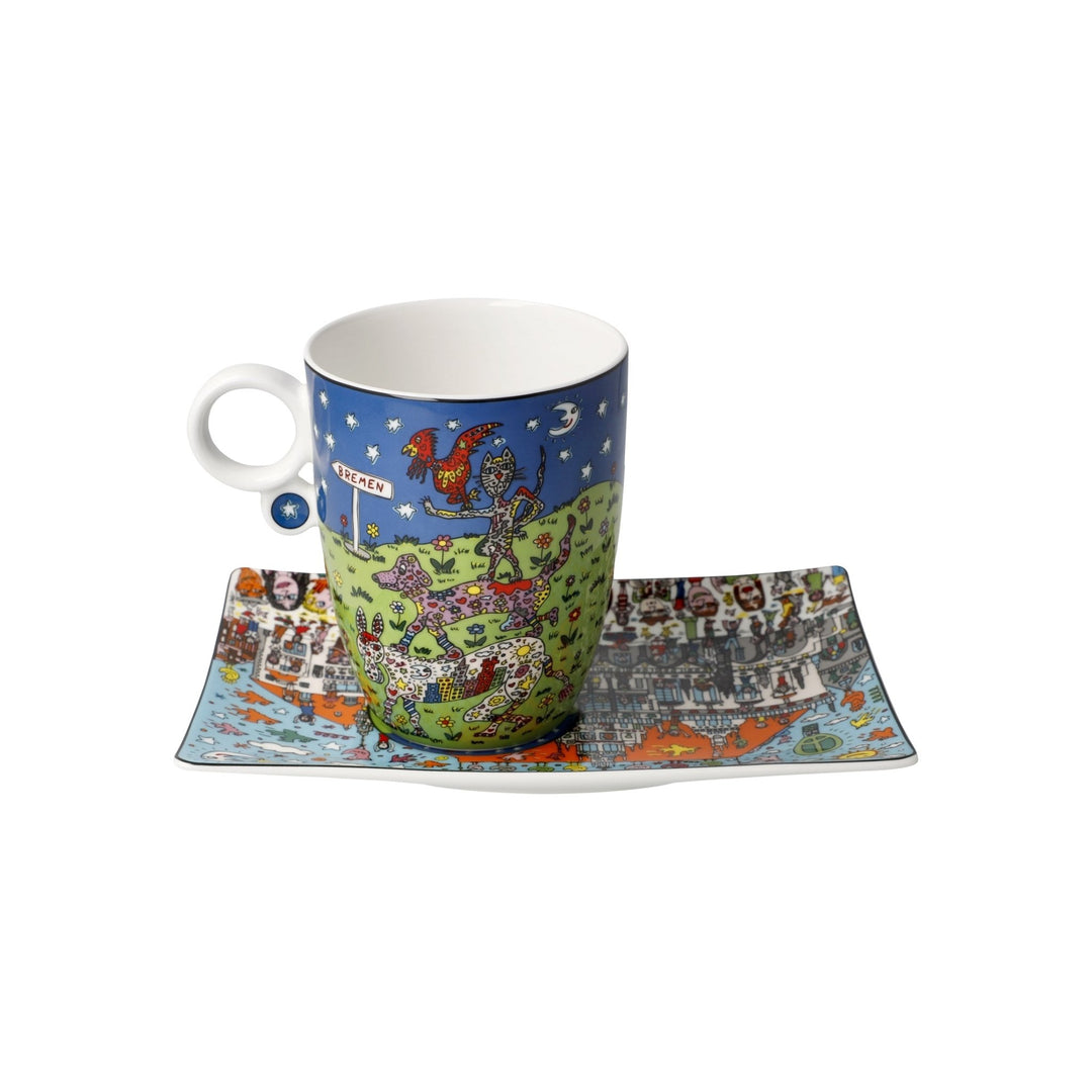 26103431 - James Rizzi - All Roads Lead to Bremen, Goebel, Künstlertasse, 2024