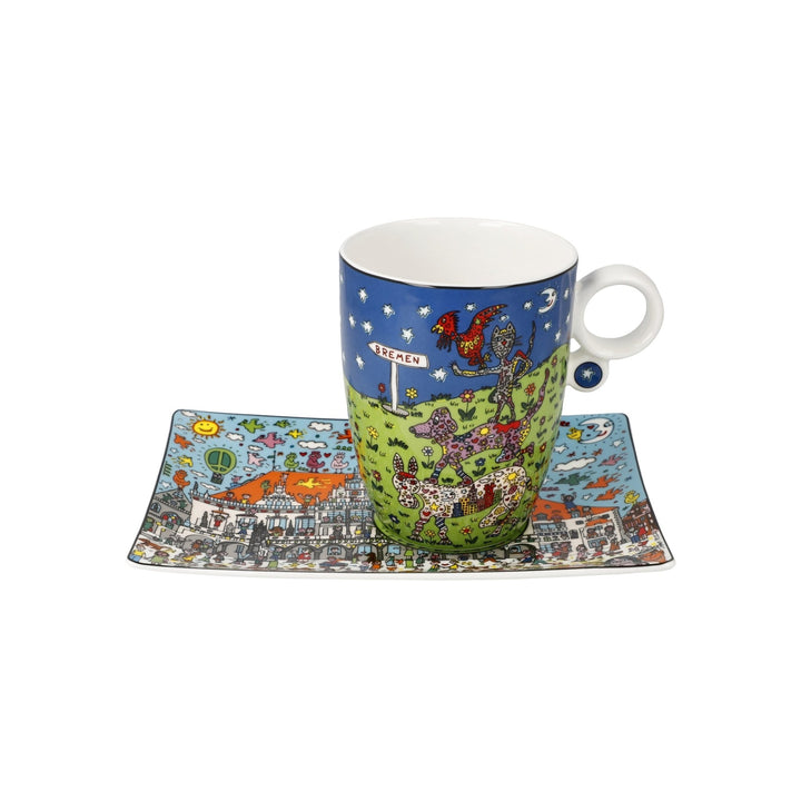 26103431 - James Rizzi - All Roads Lead to Bremen, Goebel, Künstlertasse, 2024
