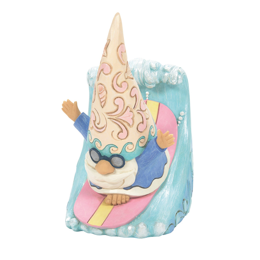 Jim Shore Figuren - Küstenzwerg-Surfen - Coastal Gnome Surfin - 14cm-6012796