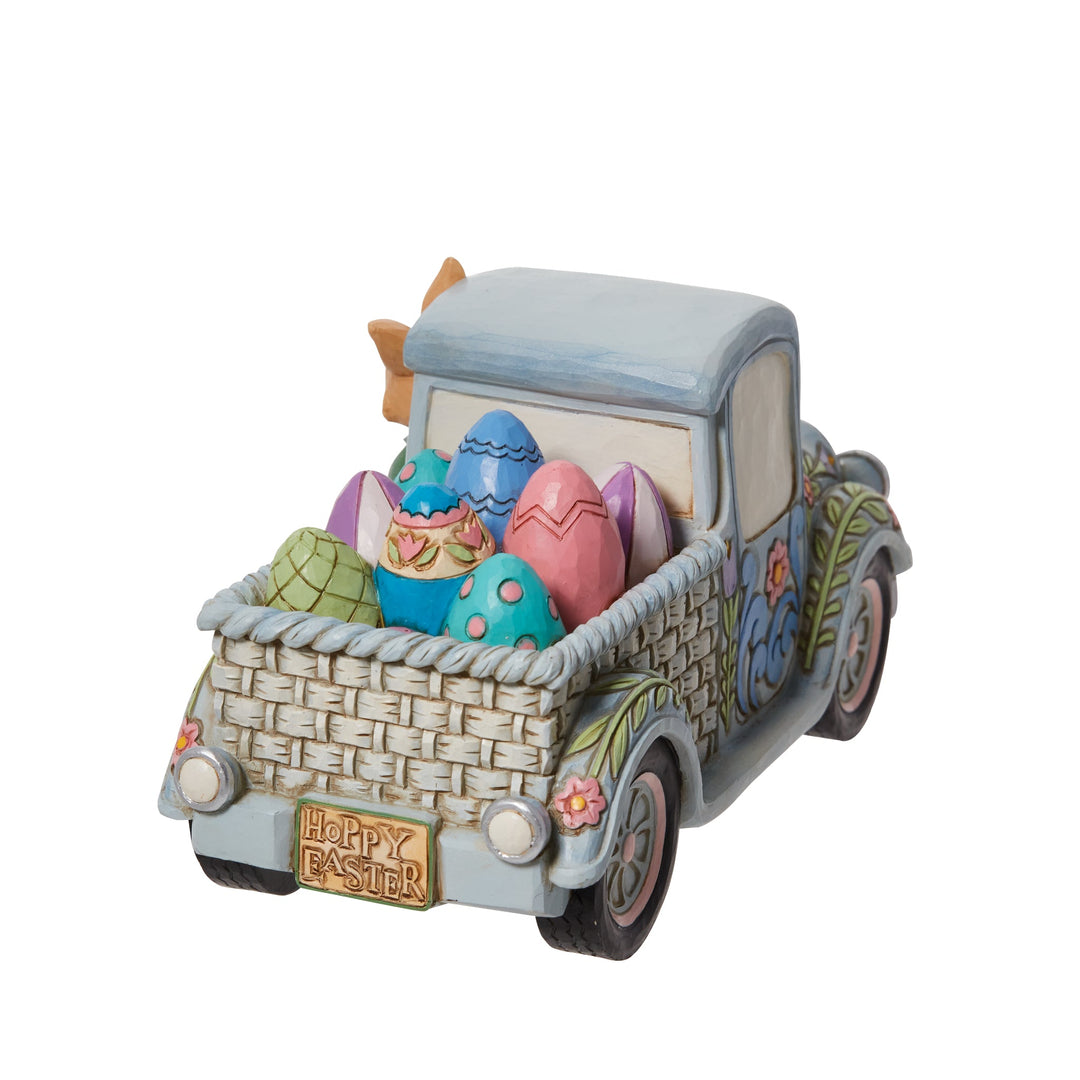 6012444 - Jim Shore Figuren - Ostertruck mit Eiern - Höhe 10cm