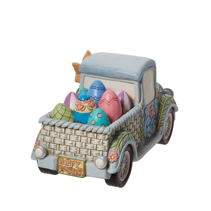 6012444 - Jim Shore Figuren - Ostertruck mit Eiern - Höhe 10cm